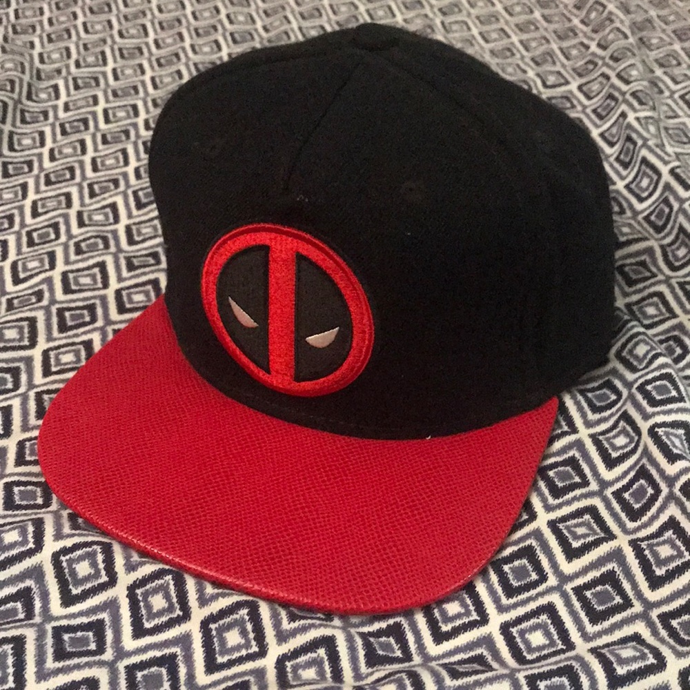 Marvel Deadpool Logo Flat Bill Hat